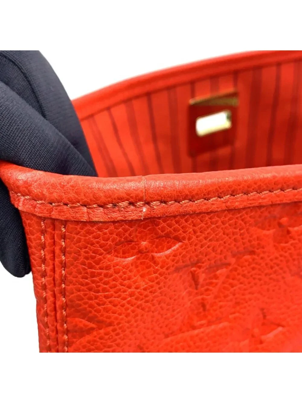Louis Vuitton Citadines PM Monogram Empreinte Orian Leather Red Shoulder Bag
